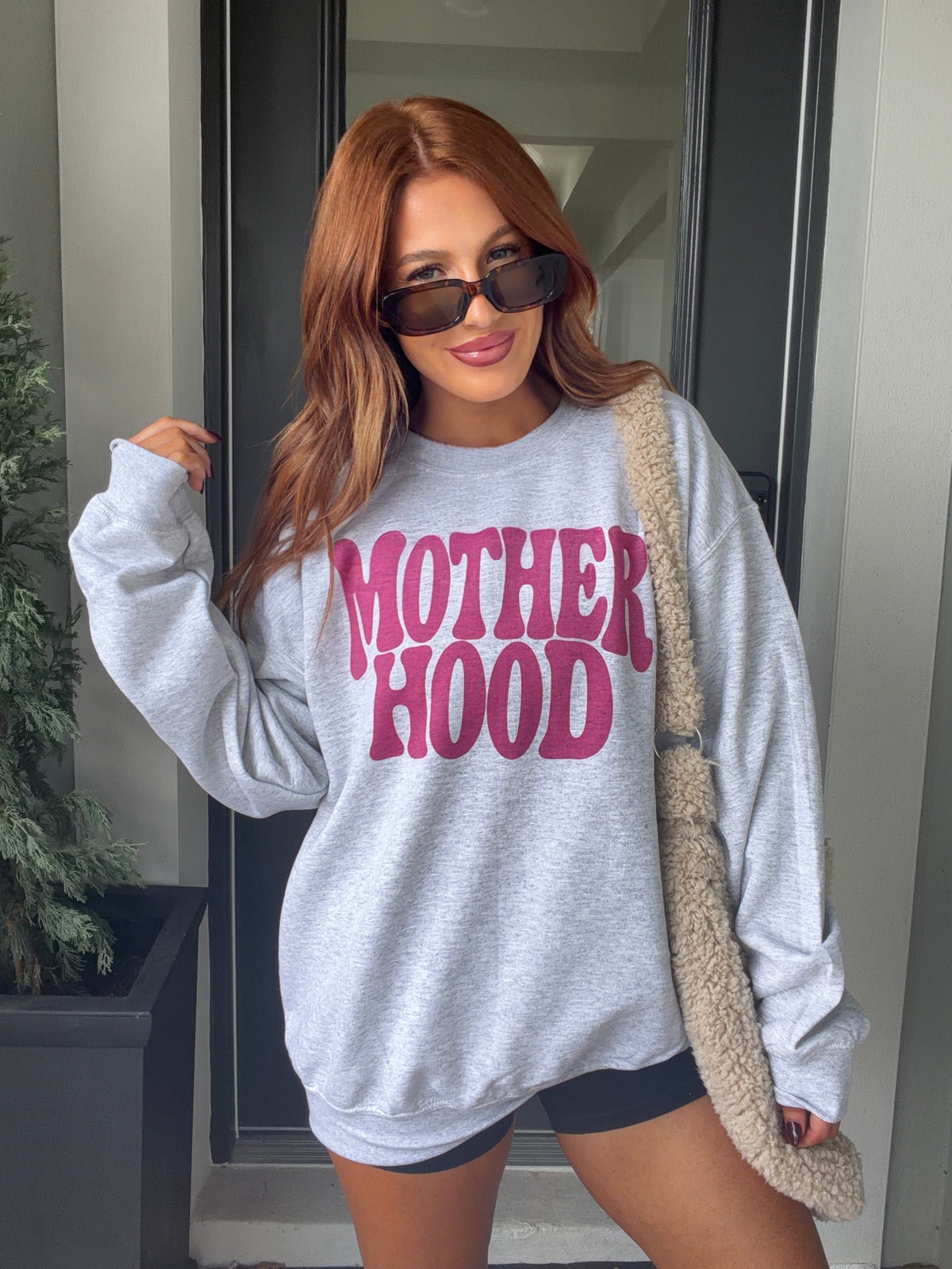 Pink Motherhood Graphic Top
