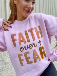 Yarn Cross Fear Graphic Top