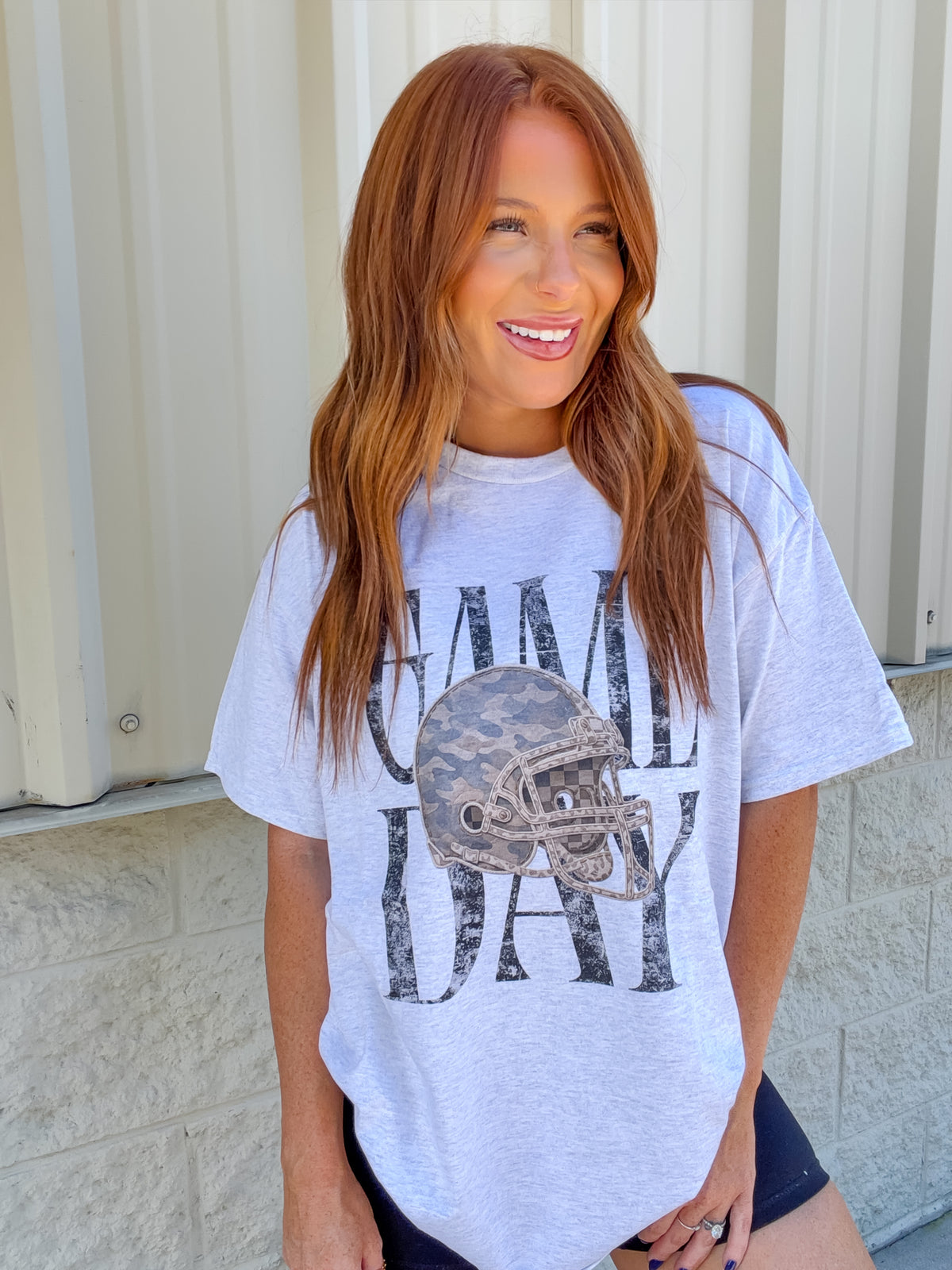 Helmet Gameday Graphic Top