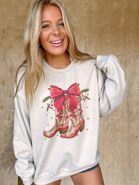 Christmas Cowgirl Graphic Top