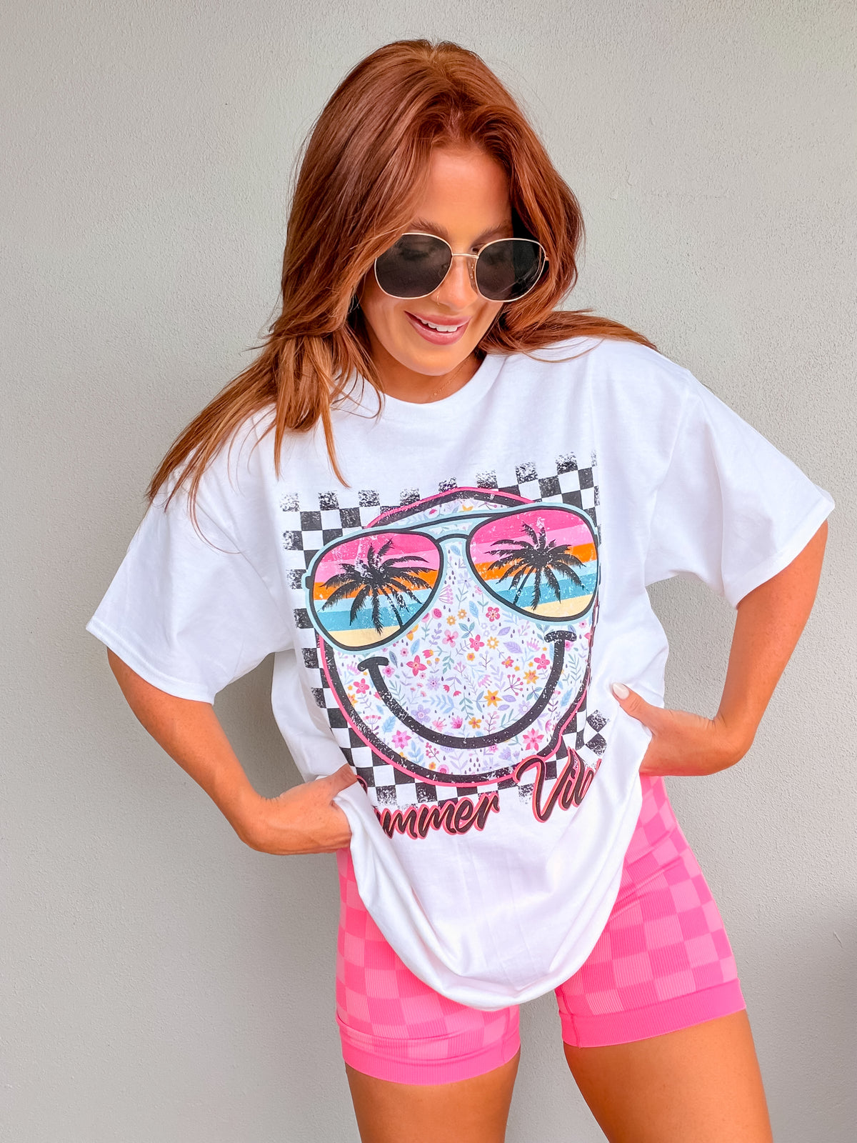 Paradise Smile Graphic Top