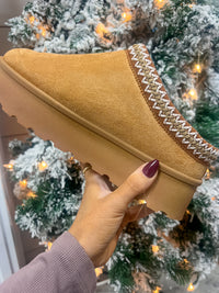 Tan Slip On Bootie