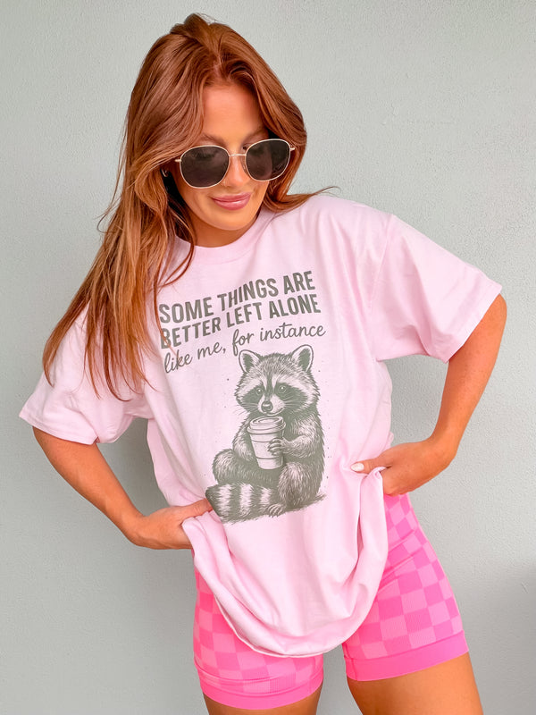 Raccoon Alone Graphic Top