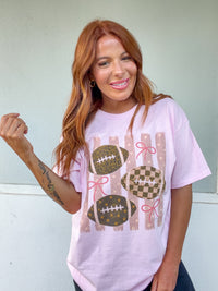 Football Stripe Graphic Top