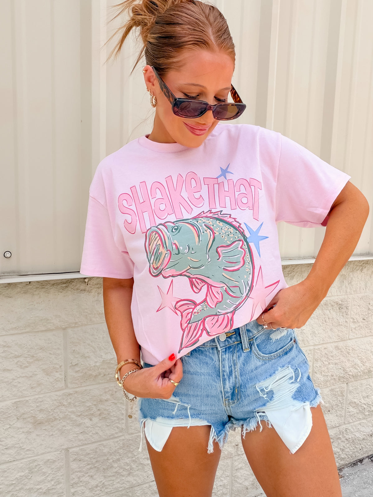 Shake That Bass Graphic Top