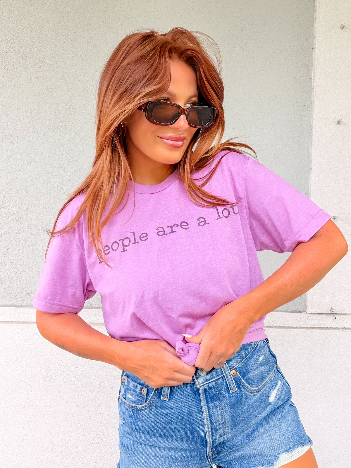 People Are A Lot Graphic Top
