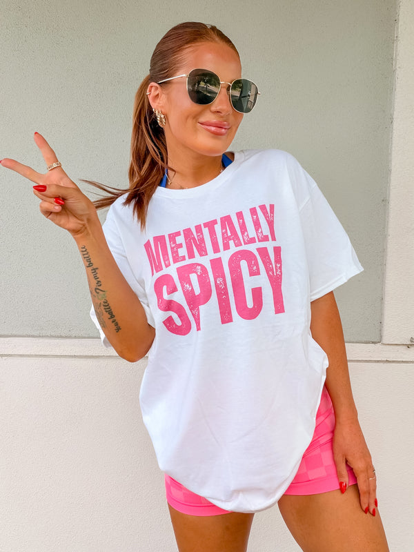Mentally Spicy Graphic Top