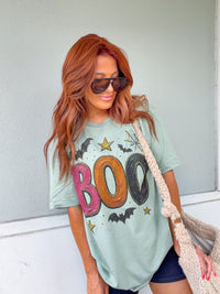 Painted Boo Graphic Top