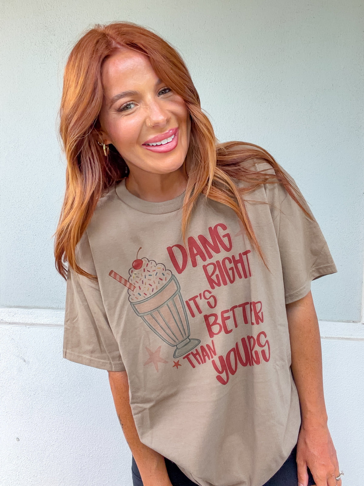 Dang Right Graphic Top