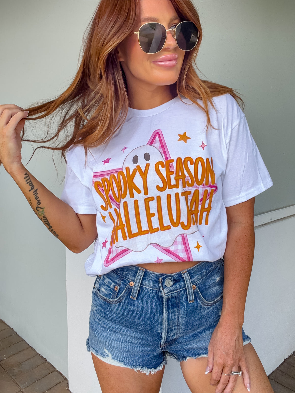 Star Halloween Graphic Top