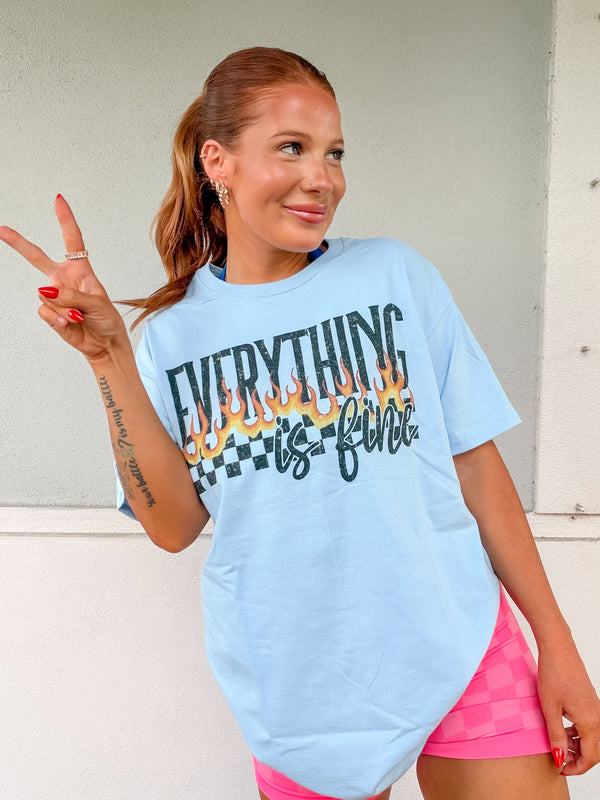 Everything Is Fine Graphic Top