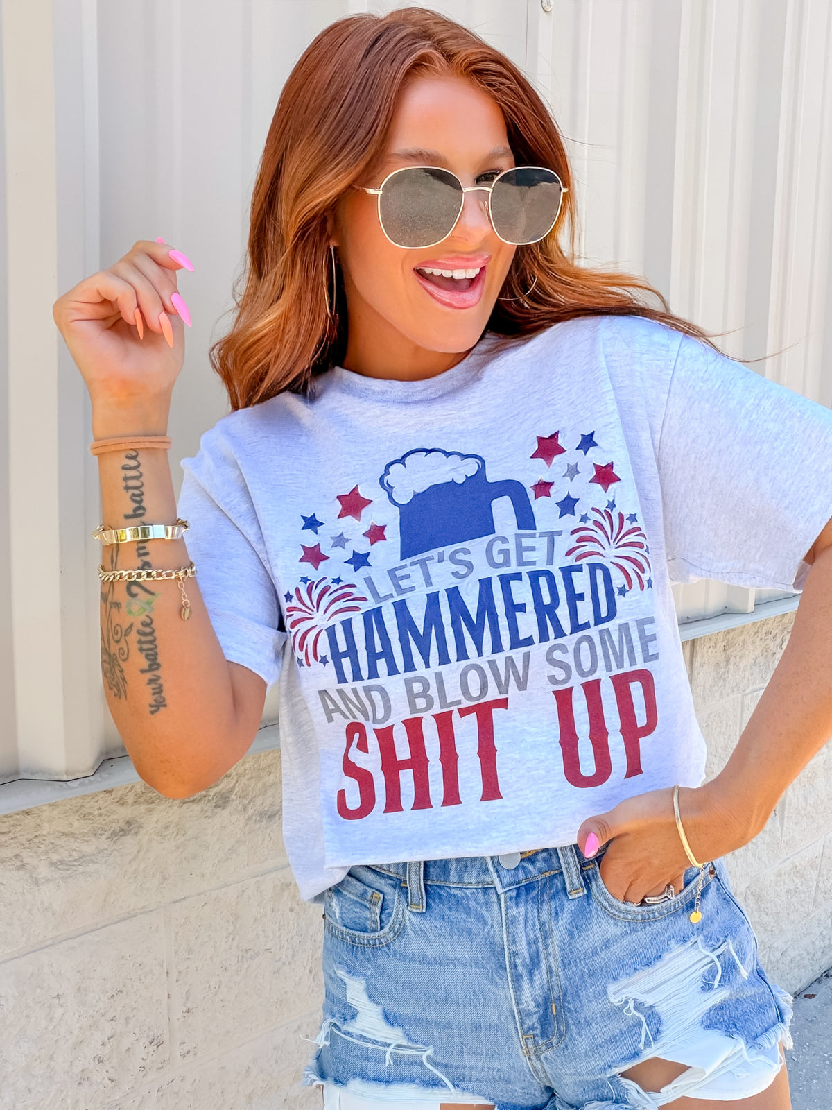 Let's Get Hammered Graphic Tee