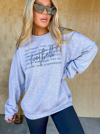 Football Words Graphic Pullover