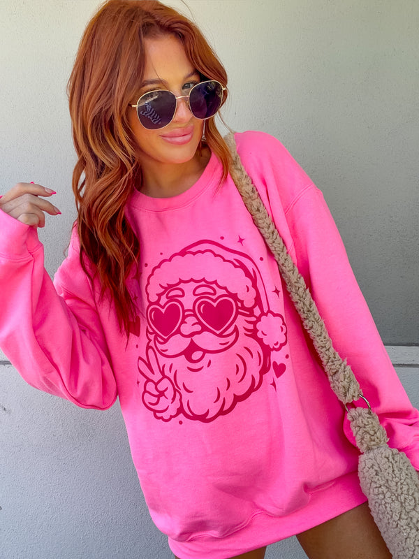 Peace Santa C.O.C. Graphic Pullover