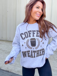 Varsity Coffee Weather Graphic Top