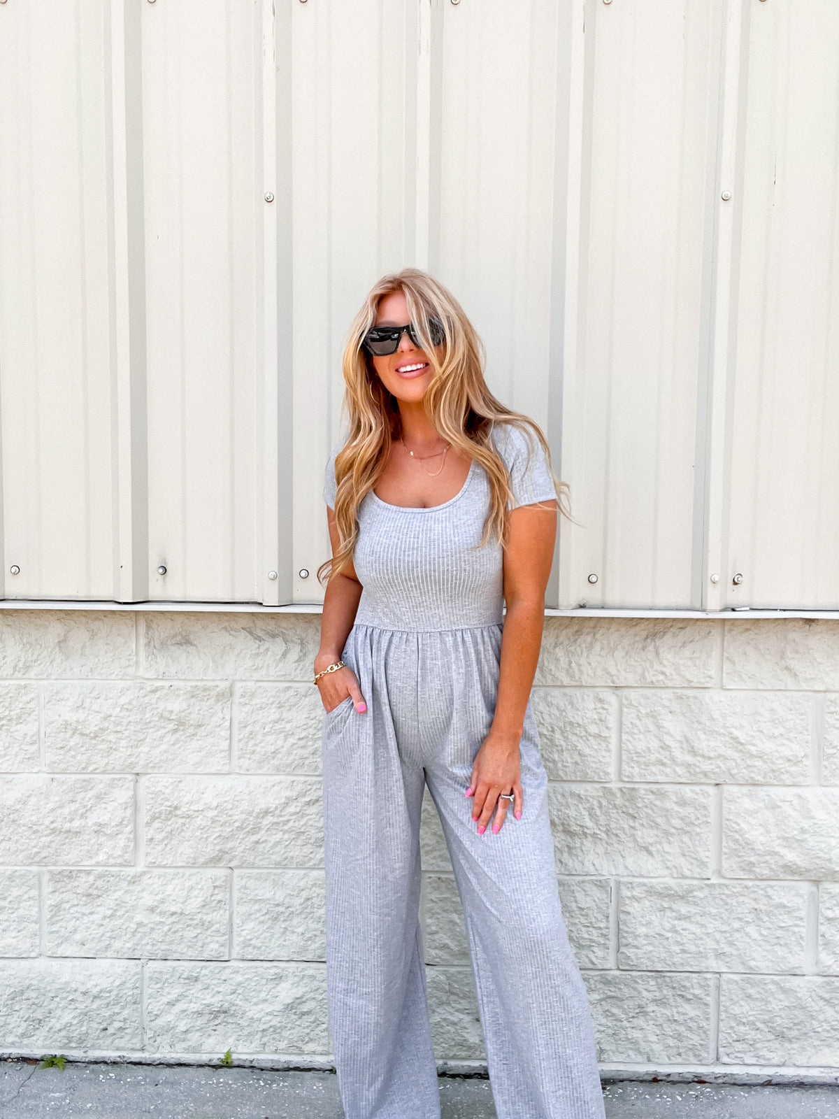 Vintage Soul Grey Jumpsuit