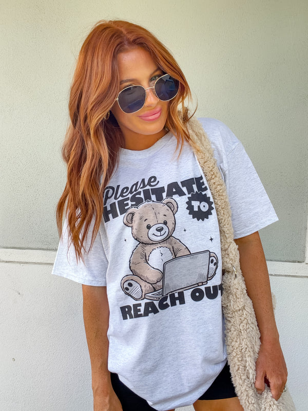 Bear Hesitate Graphic Top