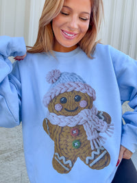 Cute Yarn Gingerbread Graphic Top
