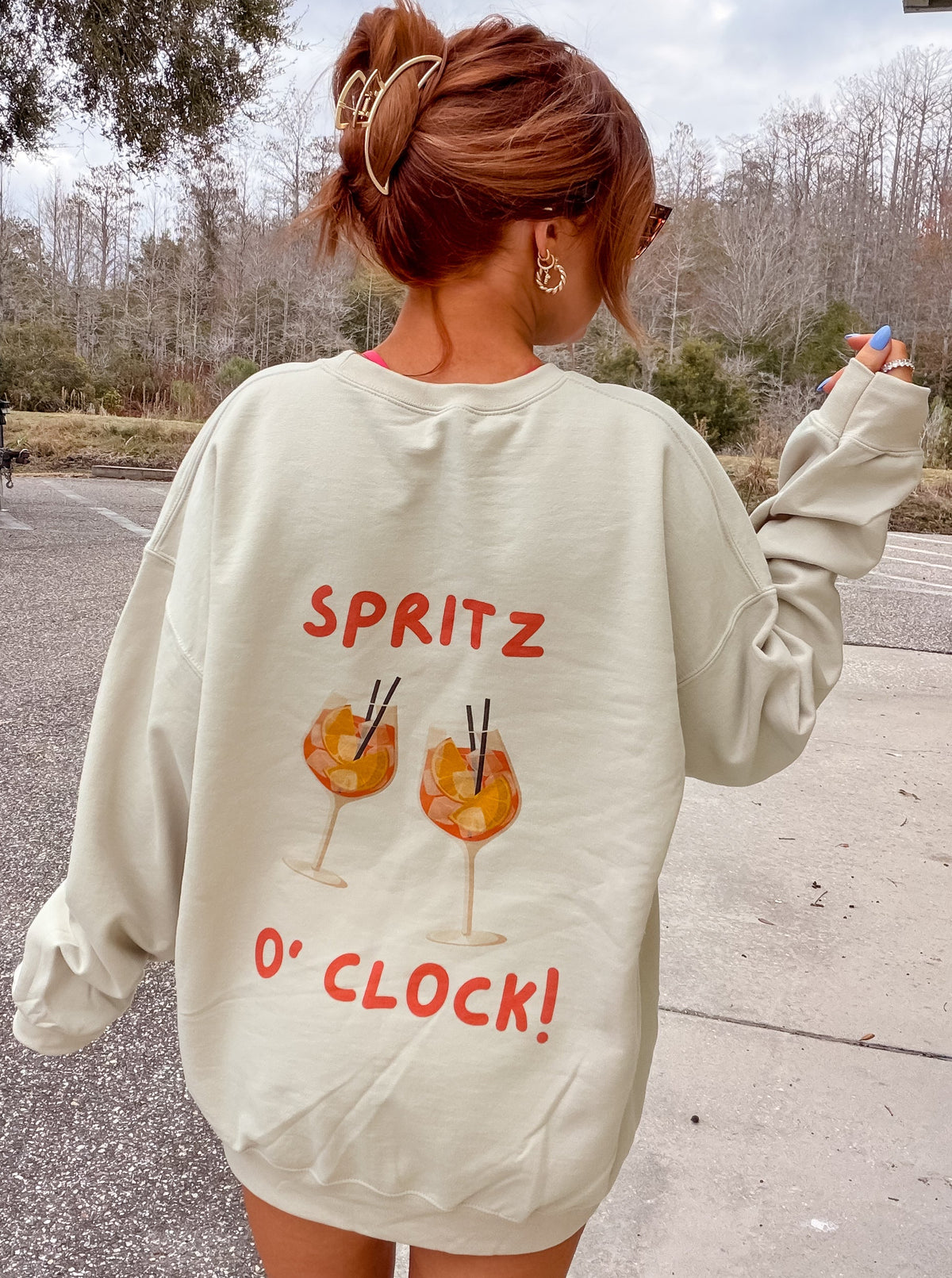 Spritz O Clock Graphic Top