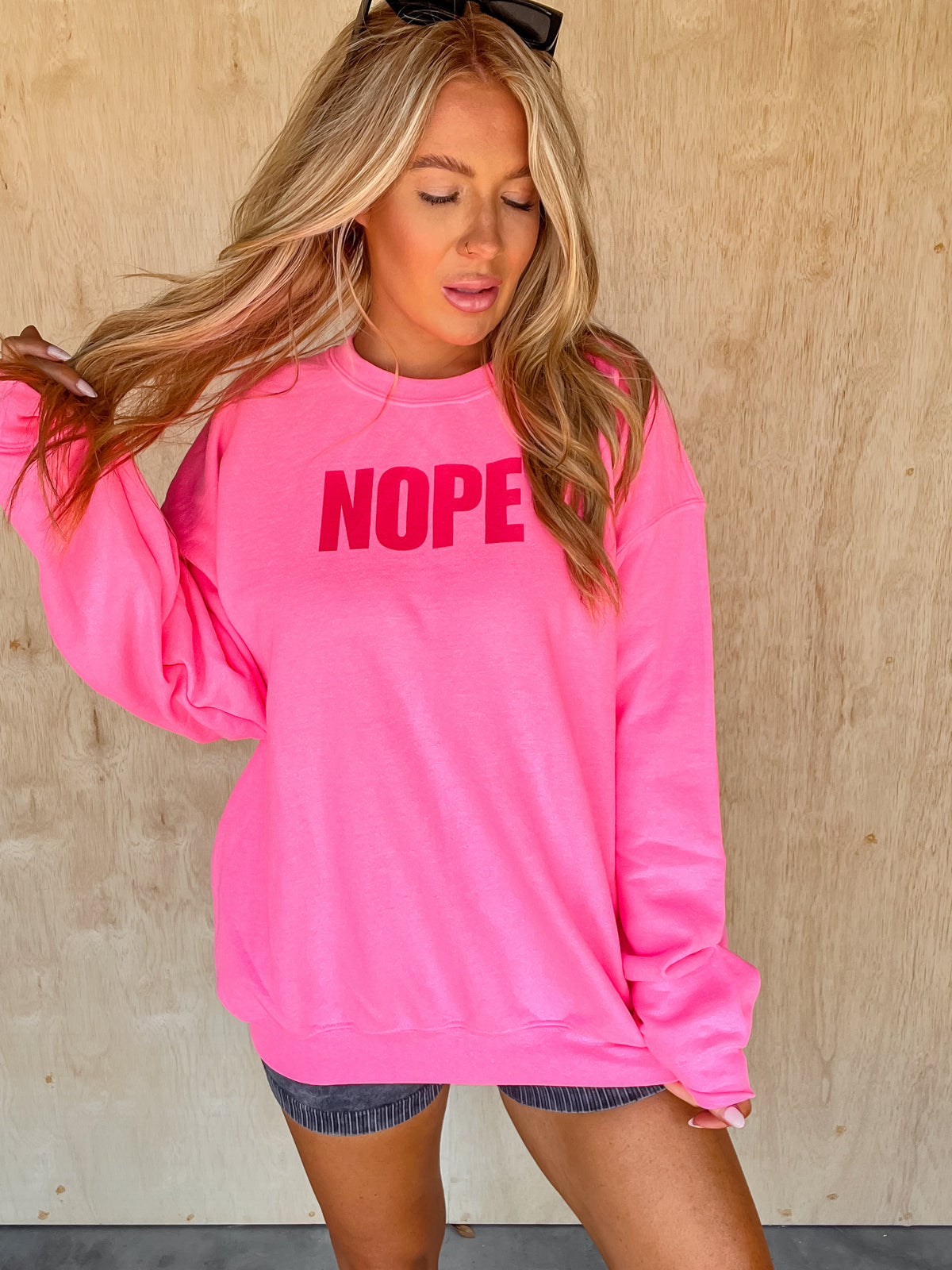 NOPE Graphic Sweatshirt