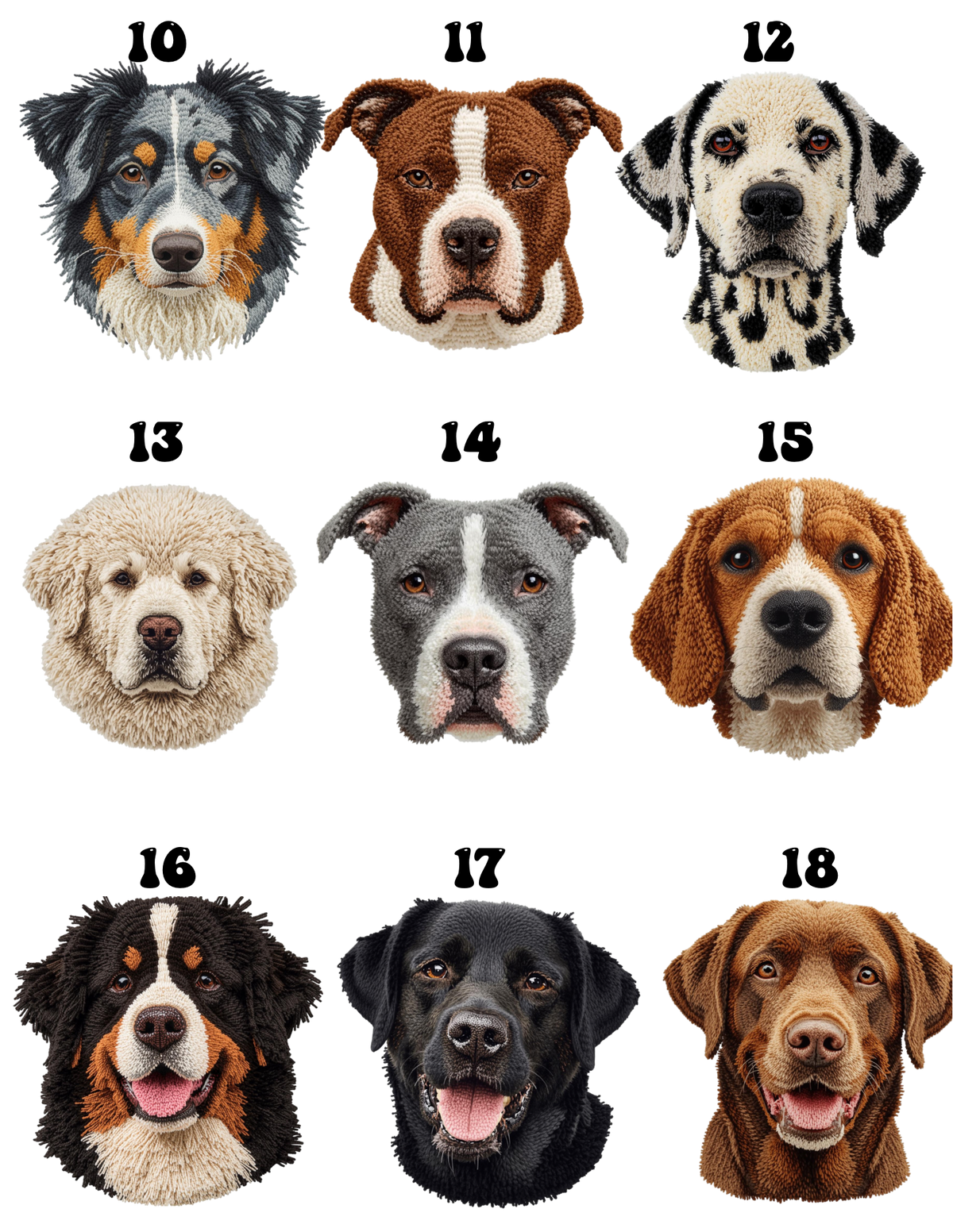 Yarn Dog Breed Graphic Top