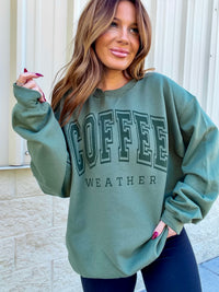 Coffee Weather Graphic Pullover C.O.C.