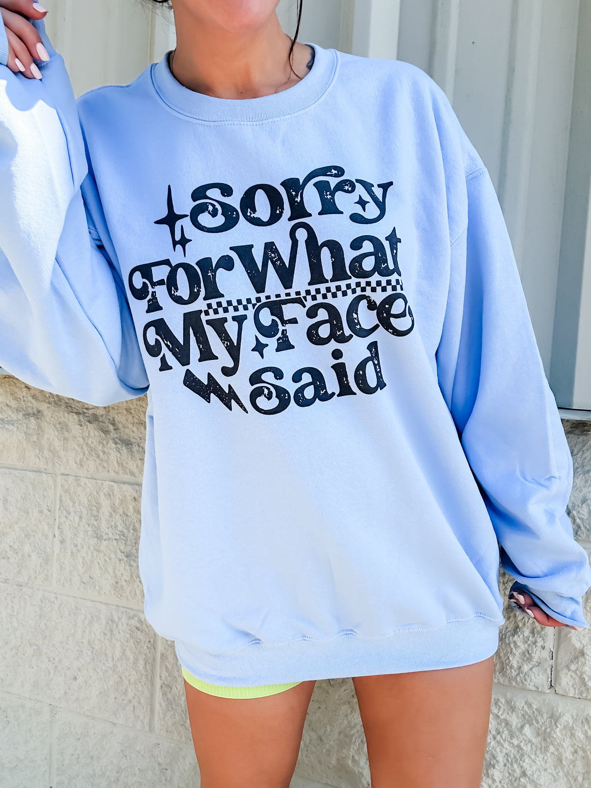 Sorry For Graphic Pullover
