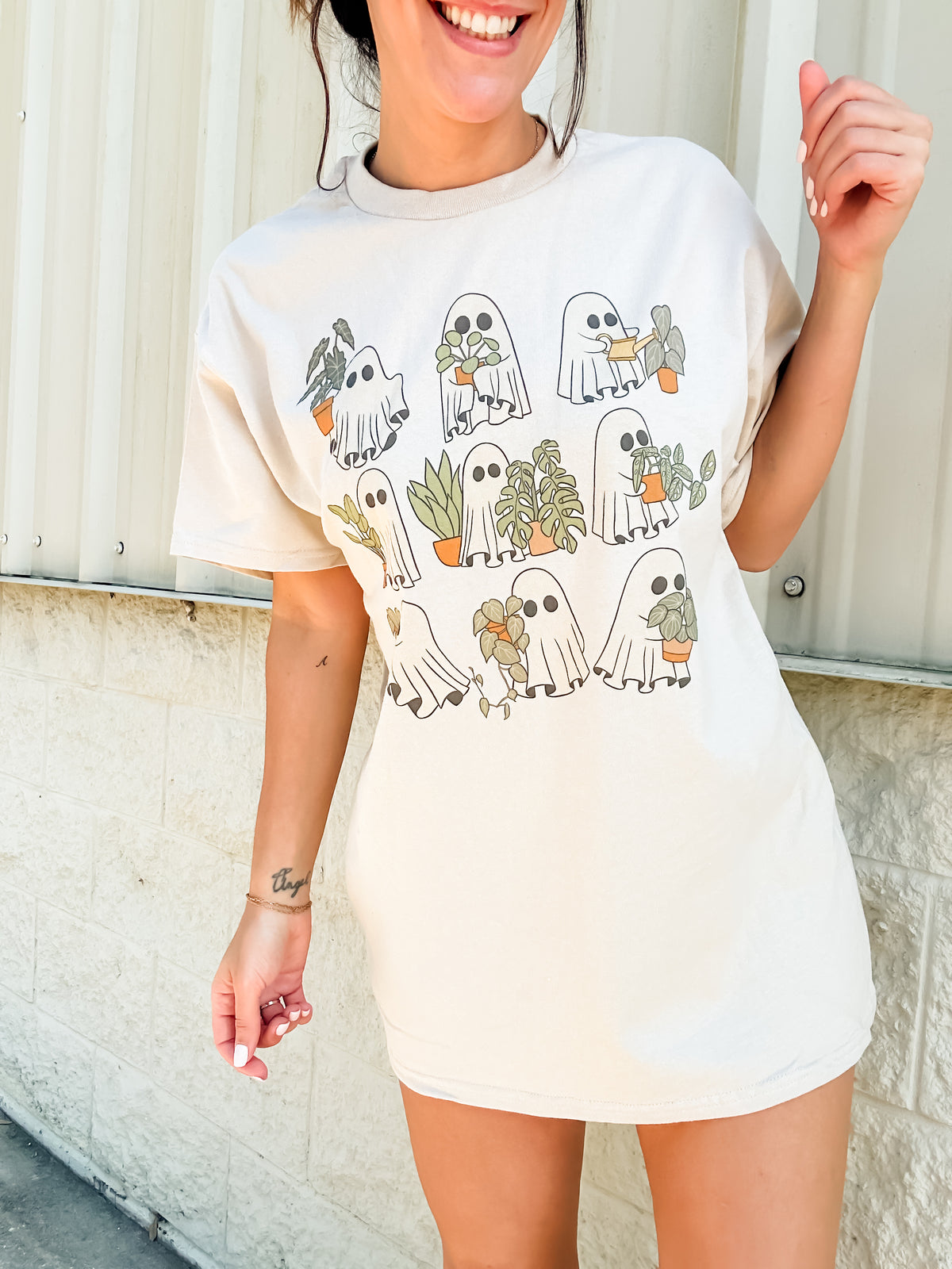 Plant Ghosts Graphic Top