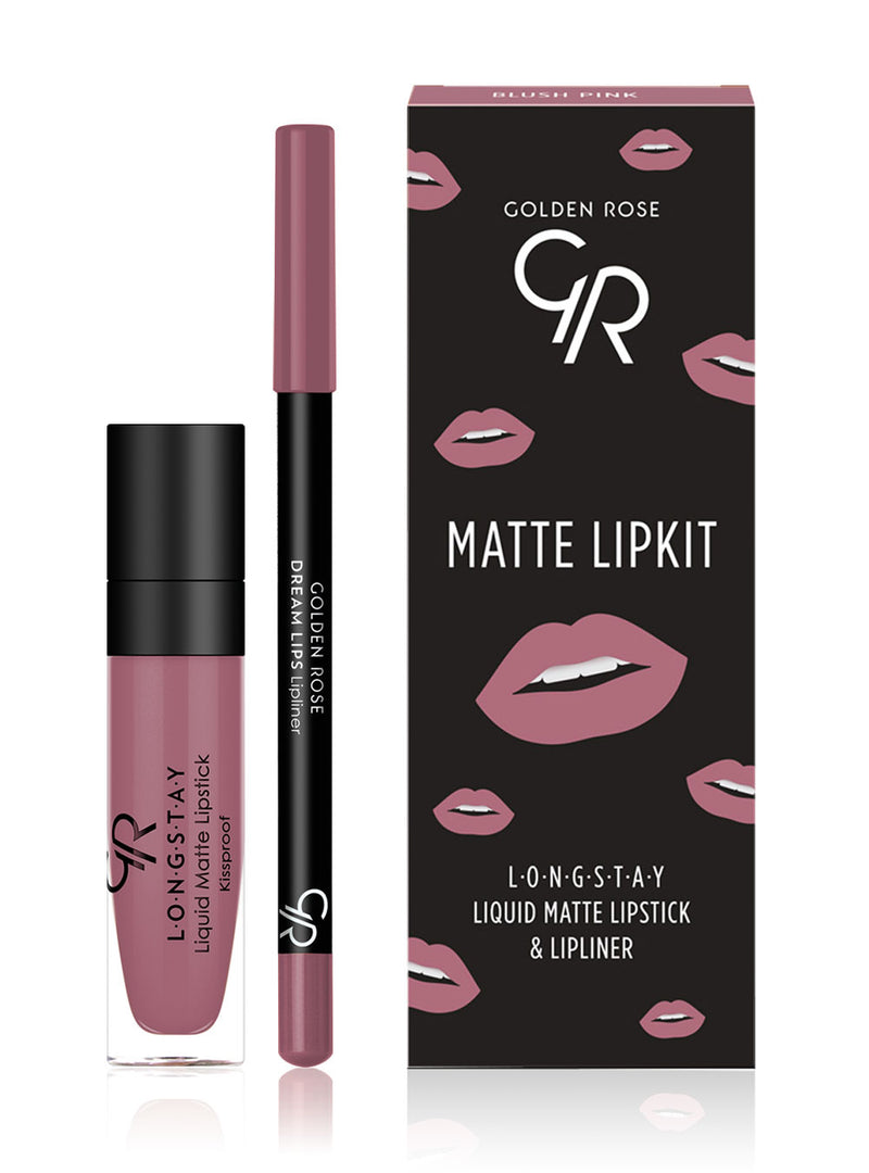 Matte Lip Kit- Blush Pink