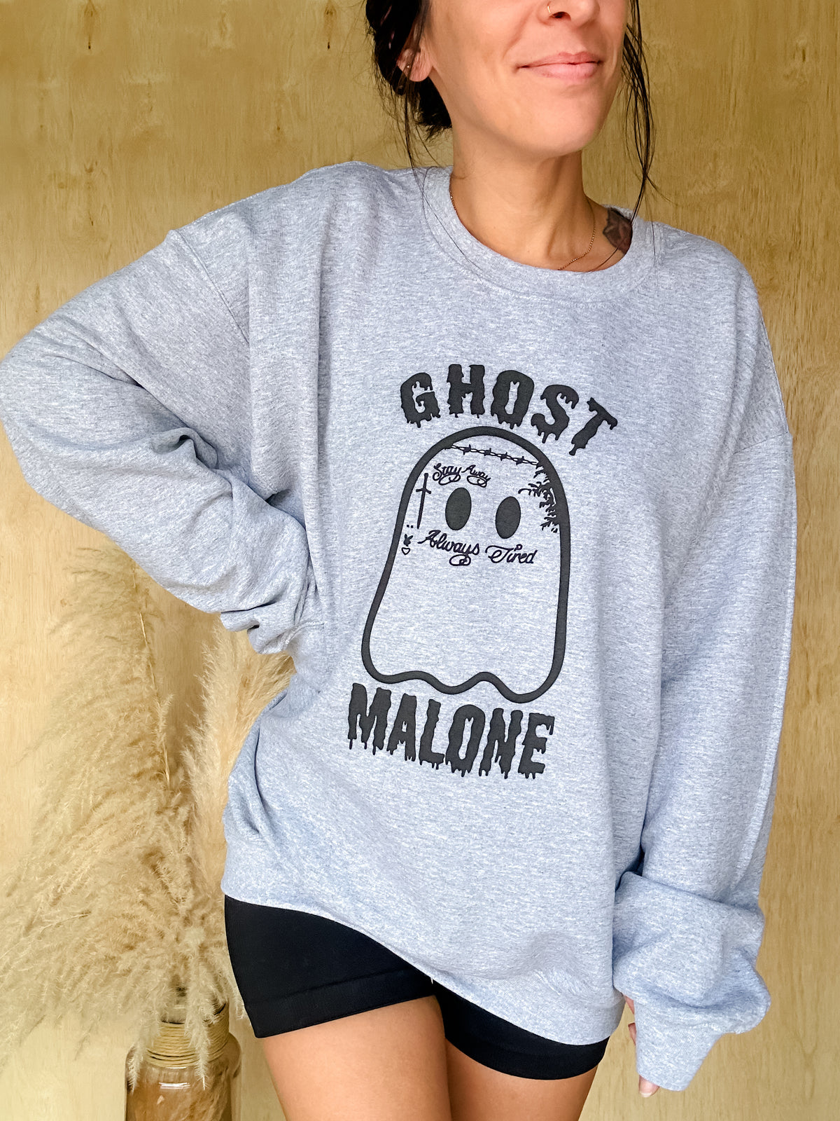 Ghost Malone Graphic Pullover