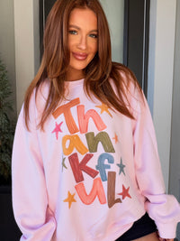 Stars Thankful Graphic Top