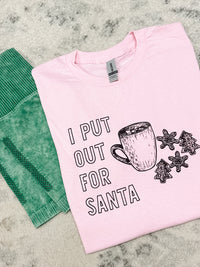 I Put Out For Santa Graphic Tee