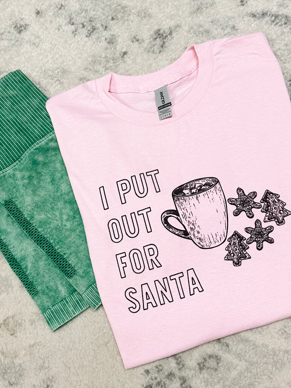 I Put Out For Santa Graphic Tee