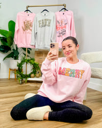 Lights Merry Graphic Top