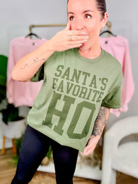Santa's Favorite Ho Graphic Tee C.O.C.