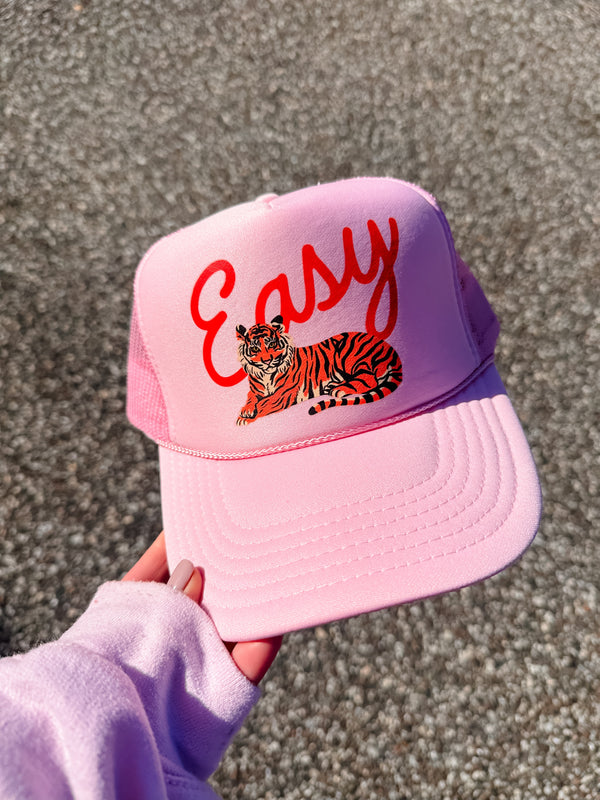 Custom Color Easy Tiger Trucker Hat