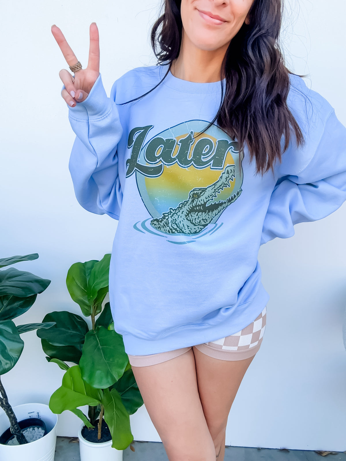 Later Gator Graphic Top