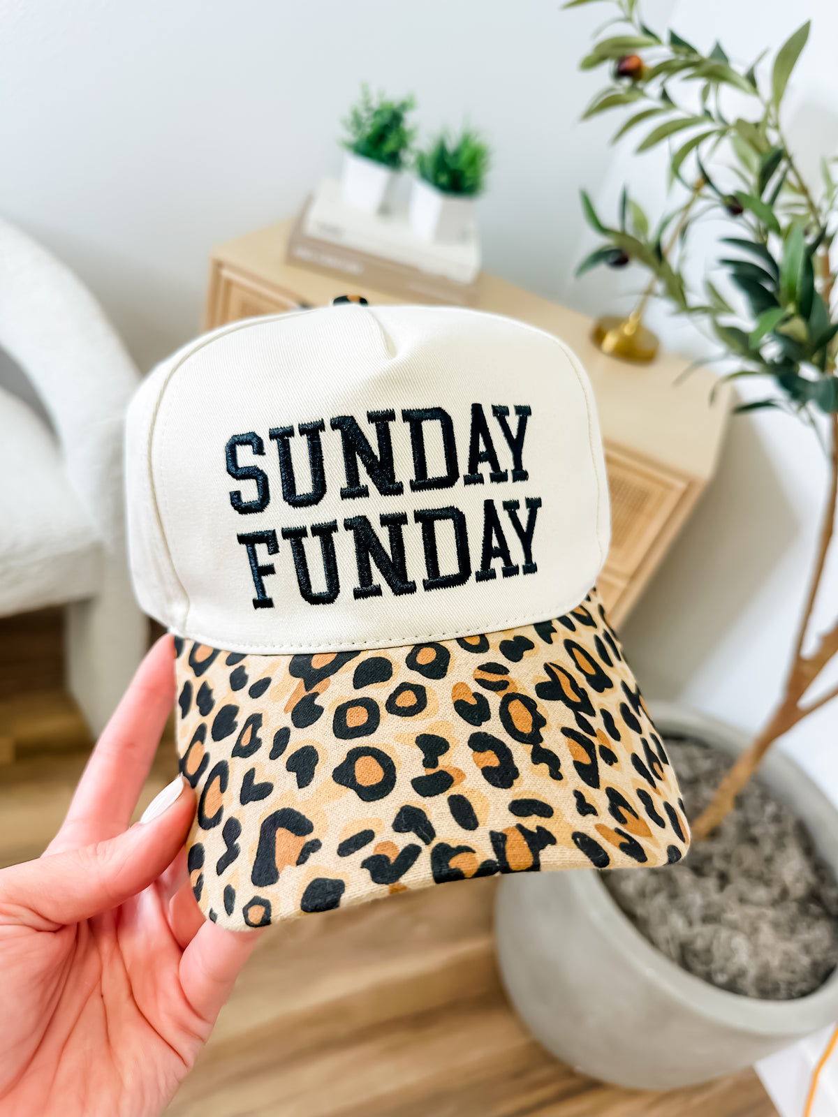 Leopard Sunday Funday Hat