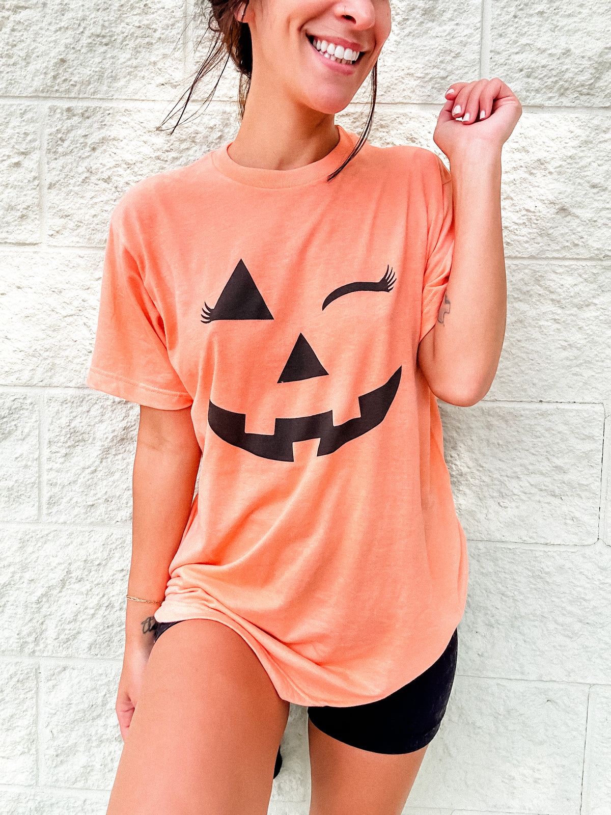 Pumpkin Face Graphic Tee