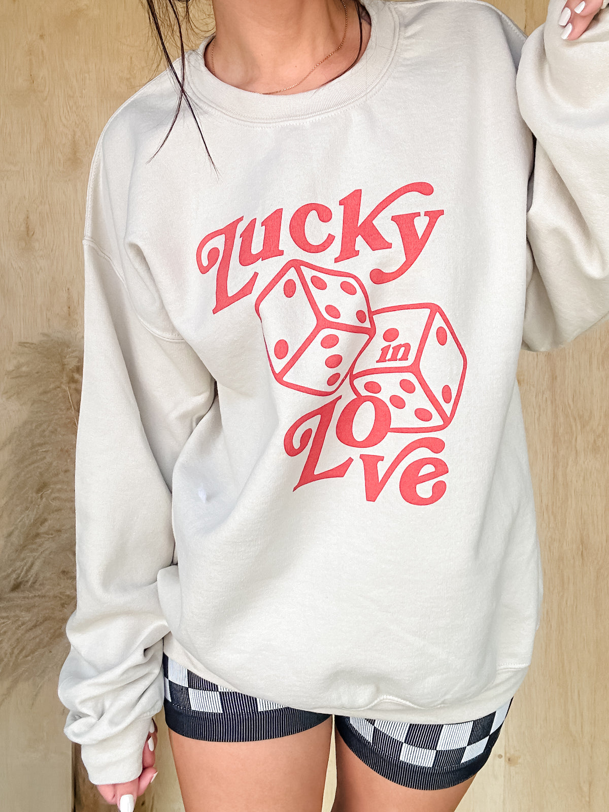 Lucky In Love Graphic Top