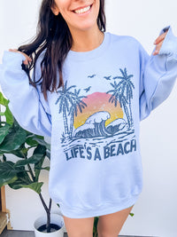 Life's A Beach Graphic Top