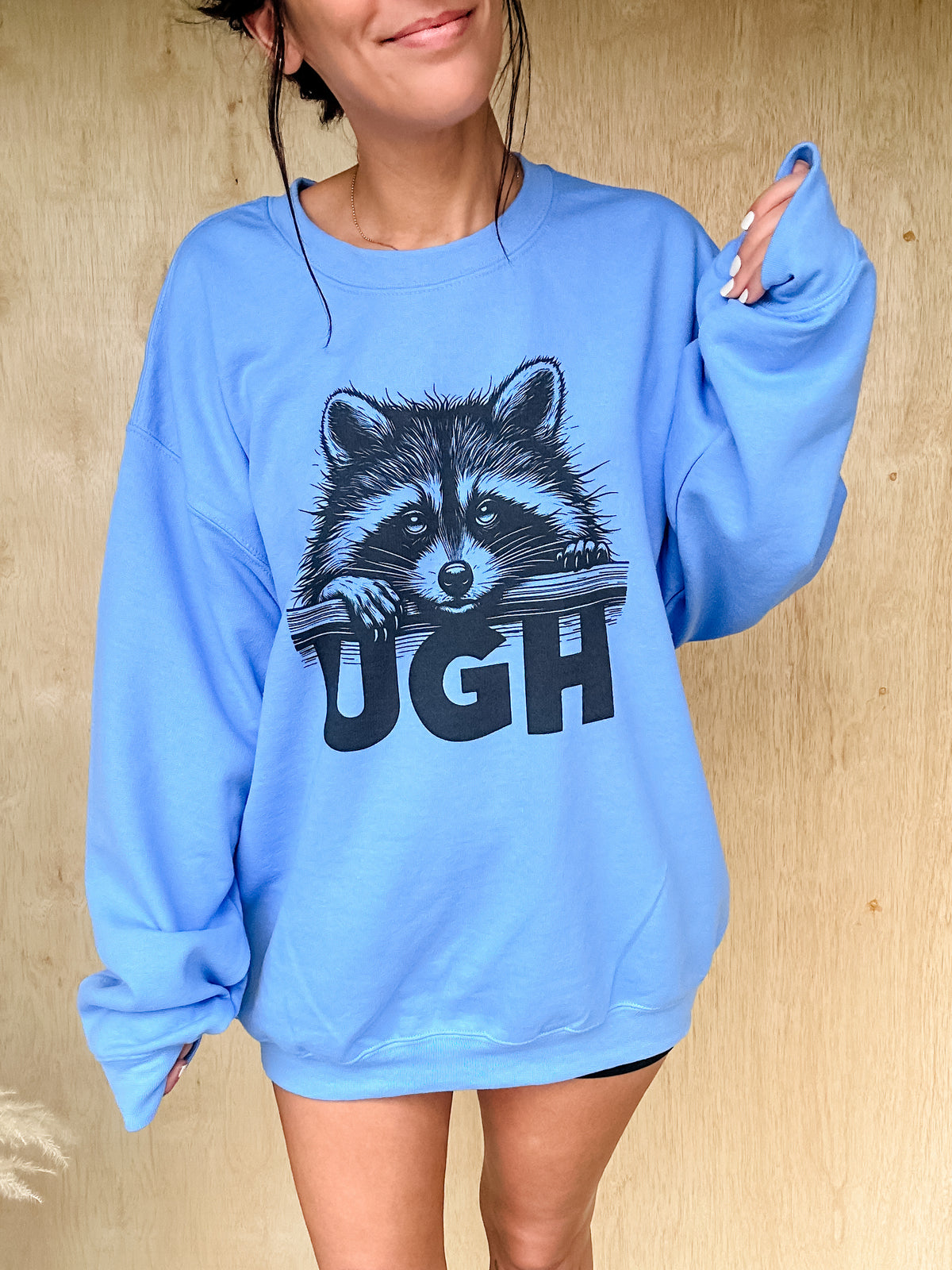 Ugh Raccoon Graphic Pullover