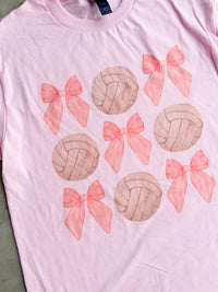 Volleyball Bows Graphic Top