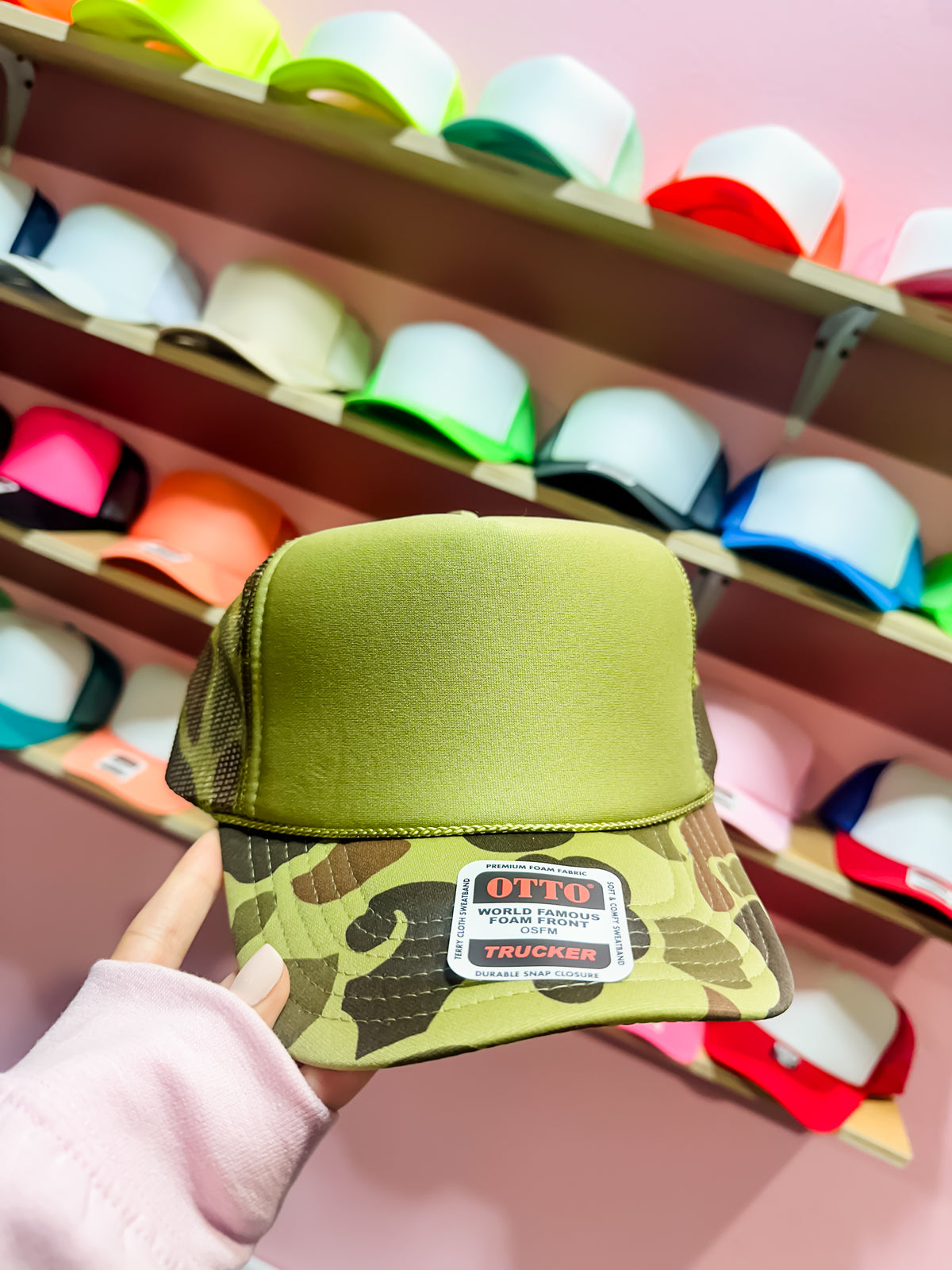 Custom Color Darlin' Camo Trucker Hat