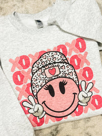 XOXO Smiley Graphic Top