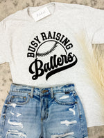 Comfort Colors Busy Raising Ballers Graphic Tee