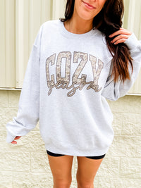 Camo Cozy Season Graphic Top