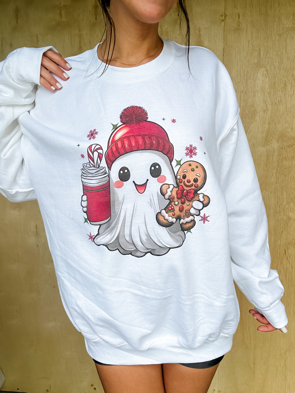 Christmas Ghost Graphic Top