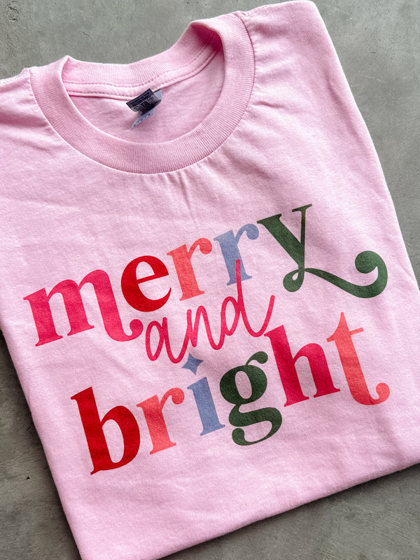 Merry And Bright Graphic Top