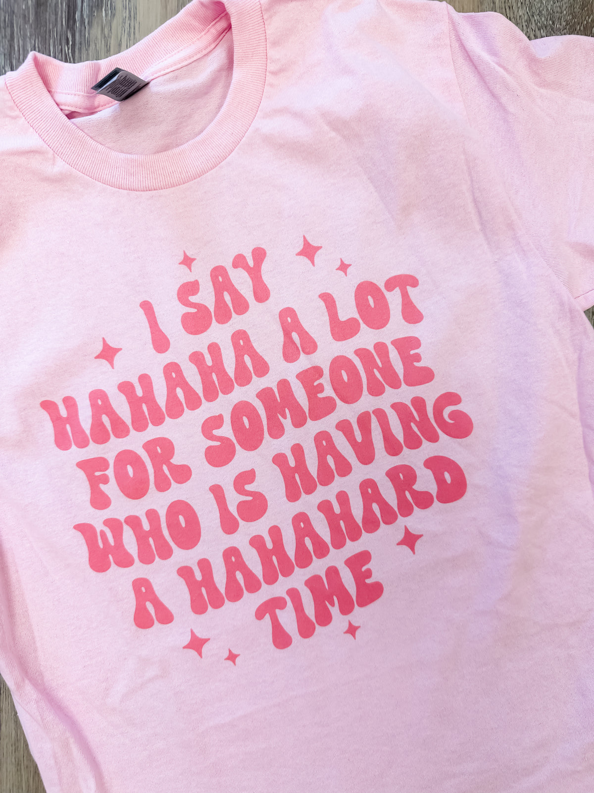 Hahahard Time Graphic Top